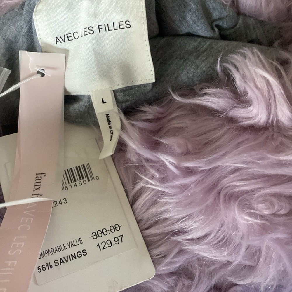 Avec Les Filles Faux Fur Jacket - Picture 6 of 7